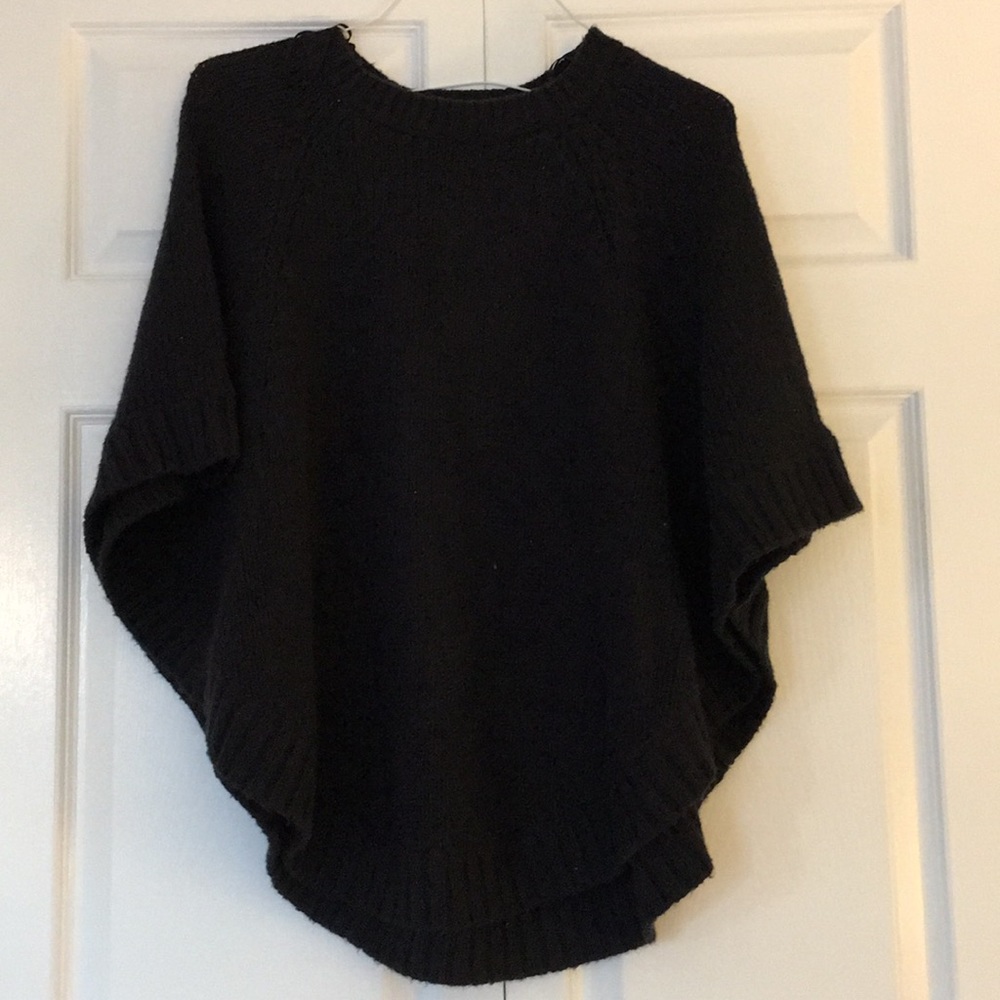 Michael Kors Navy Sweater Poncho